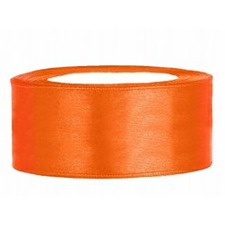 Stuha oranžová saténová 2,5 cm